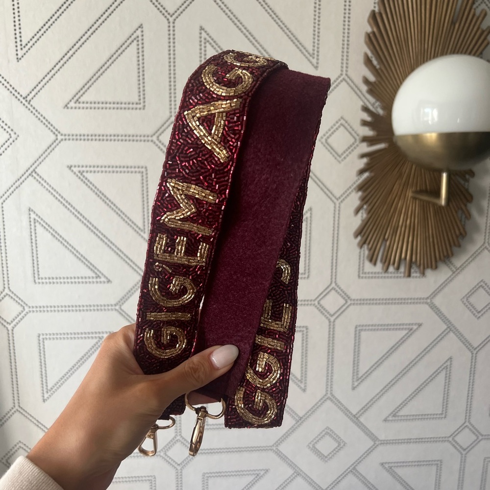 Texas A&M Aggies bag strap for clear bag
